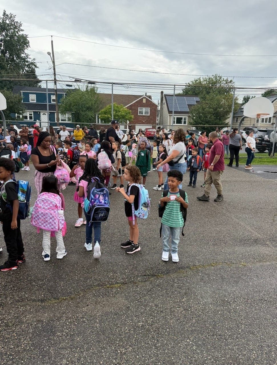 Grover Cleveland School welcomed students and families back for a new school year.
