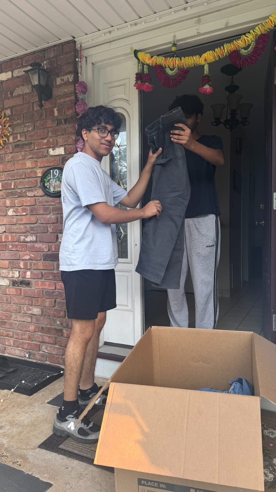 Additional photo from “Student’s Clothing Drive Grows Into Two Jeans Movement.”